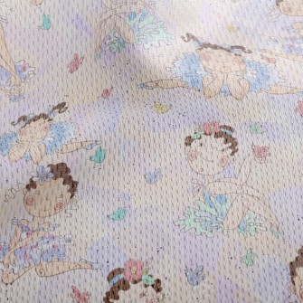 Ballet With The Birds Athletic Mesh Flat Back