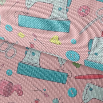 Sewing Machine And Scissors Waterproof Oxford