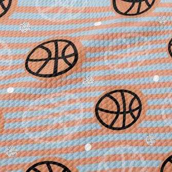 Basketball Stripes Birdseye Piqué