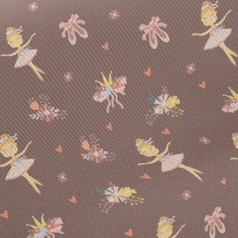 Elegant Ballet Dancer Twill