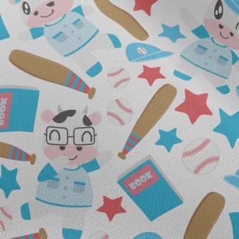 Baseball Bull Boy Chiffon