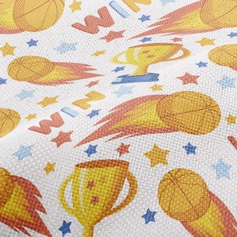 Basketball Championship Trophy Performance Linen