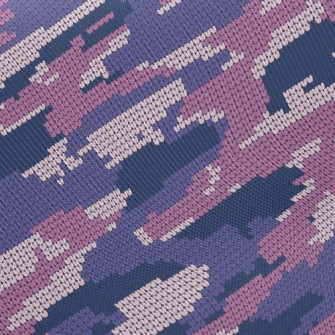 Artistic Camouflage Knit Twill