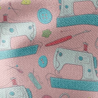 Sewing Machine And Scissors Waterproof Canvas