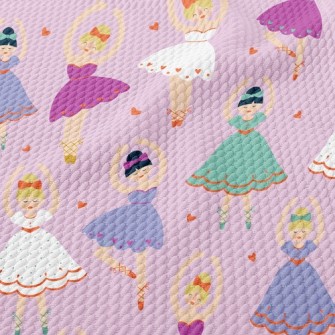 Beautiful Ballet Girl Birdseye Piqué