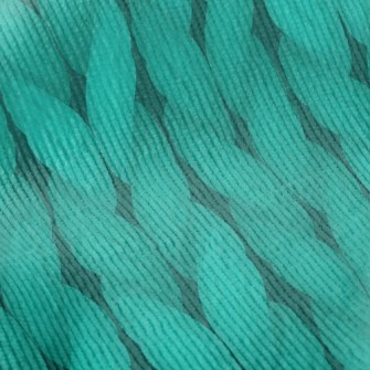 Turquoise Wool Knit Standard Corduroy