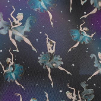 Ballet Dancer Under The Stars Chiffon