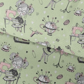 Professional Tailor Girl Waterproof Oxford