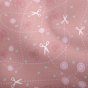 Button Yarn Scissors Dobby