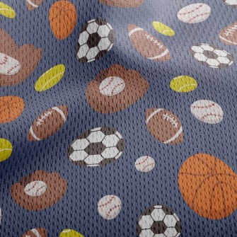 Baseball Basketball Football Athletic Mesh Flat Back