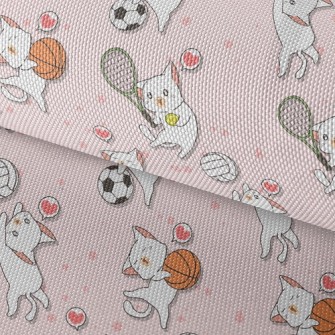Funny Cat Sports Waterproof Oxford