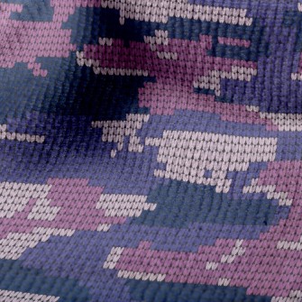 Artistic Camouflage Knit Terry