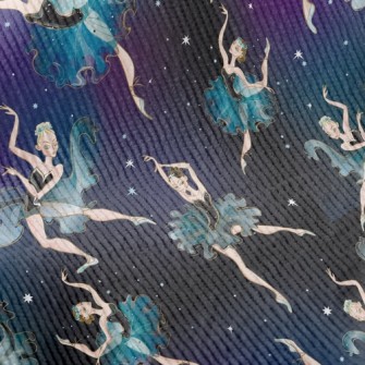 Ballet Dancer Under The Stars Standard Corduroy