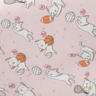 Funny Cat Sports Twill