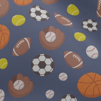 Baseball Basketball Football Chiffon