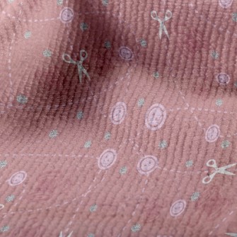 Button Yarn Scissors Terry