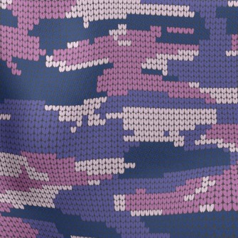 Artistic Camouflage Knit Stretch Ponte