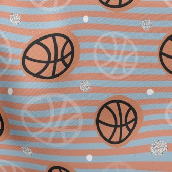 Basketball Stripes Stretch Ponte