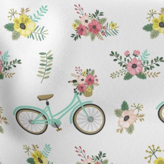 Flower Decoration Bicycle Stretch Ponte