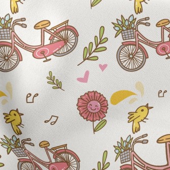 Happy Flower Bicycle Stretch Ponte