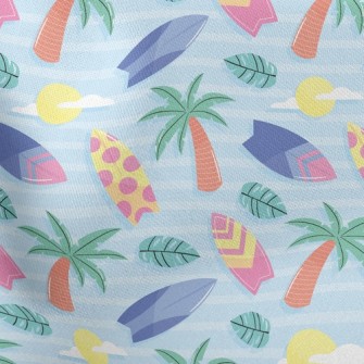 Surfboards And Palm Trees Stretch Ponte