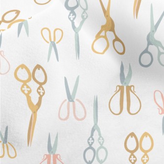 Various Shapes Of Scissors Micro Fleece