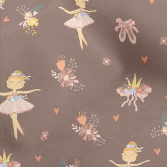 Elegant Ballet Dancer Micro Fleece