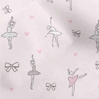 Bow Ballerina Micro Fleece