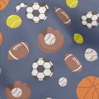 Baseball Basketball Football Micro Fleece