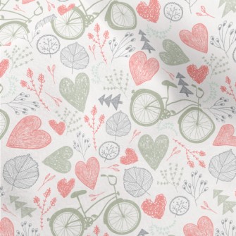 Bicycle Garden Tour Micro Fleece