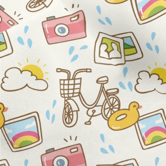 Cycling Around The Island Reco Micro Fleece