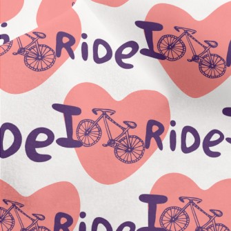 I Love Bicycles Micro Fleece