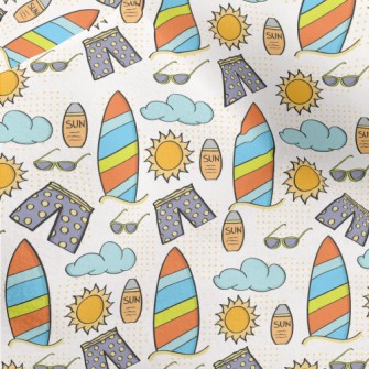 Beach Pants And Sunscreen Micro Fleece