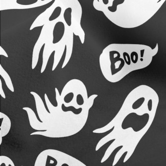 Horror Expression Ghost Micro Fleece