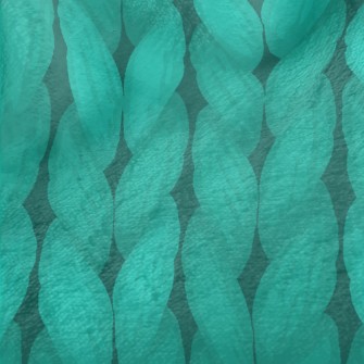 Turquoise Wool Knit Minky