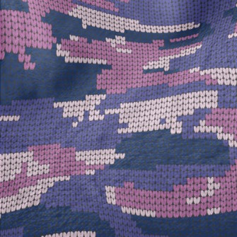 Artistic Camouflage Knit Minky