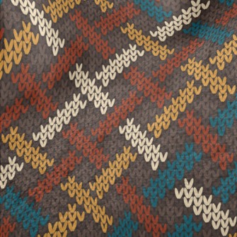 Cross Stripe Knit Minky