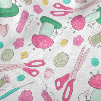 Sewing Kit Buttons Minky