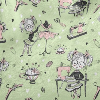 Professional Tailor Girl Minky