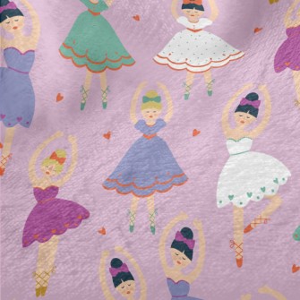 Beautiful Ballet Girl Minky