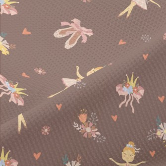 Elegant Ballet Dancer Piqué