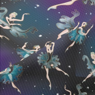 Ballet Dancer Under The Stars Piqué