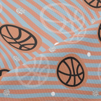 Basketball Stripes Piqué