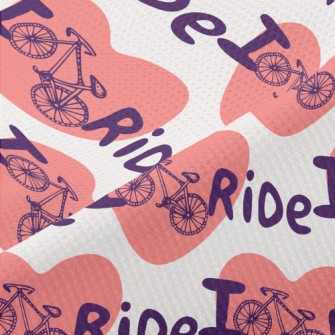 I Love Bicycles Piqué
