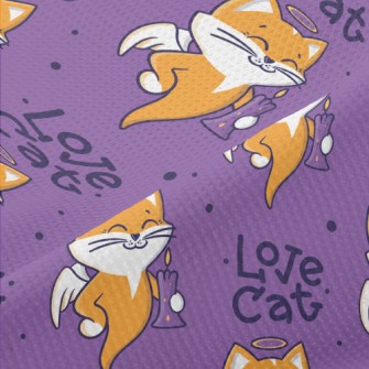 Candle Ghost Cat Piqué