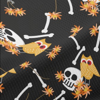 Skull And Owl Piqué
