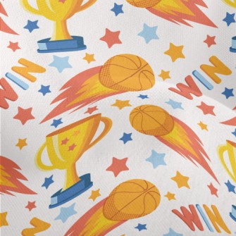 Basketball Championship Trophy Lightweight Performance Linen