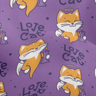 Candle Ghost Cat Lightweight Performance Linen