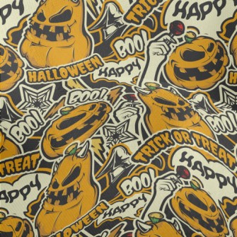 Evil Pumpkin Begging For Candy Lightweight Performance Linen