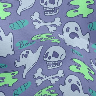 Scary Skull Ghost Lightweight Performance Linen